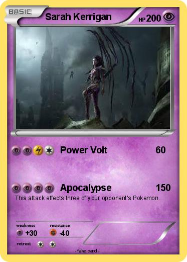 Pokemon Sarah Kerrigan