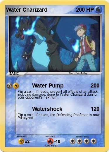 Pokemon Water Charizard
