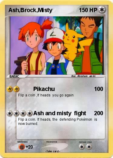 Pokemon Ash,Brock,Misty