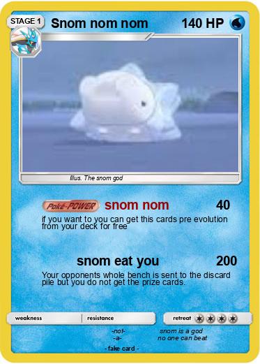 Pokemon Snom nom nom