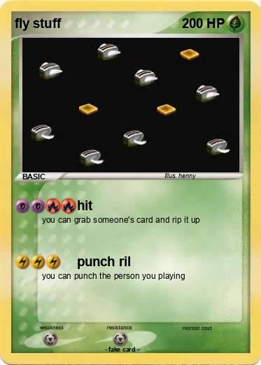 Pokemon fly stuff