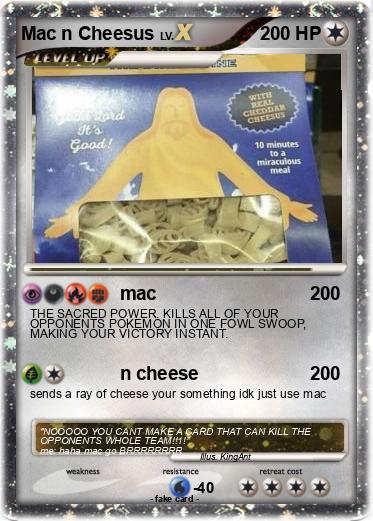 Pokemon Mac n Cheesus