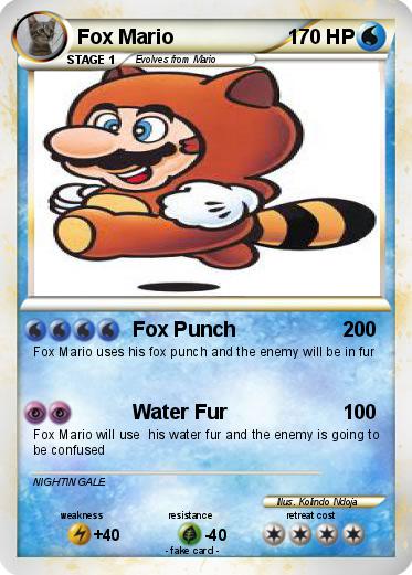 Pokemon Fox Mario