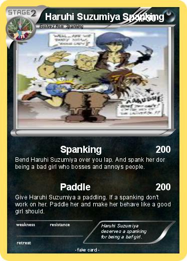 Pokemon Haruhi Suzumiya Spanking