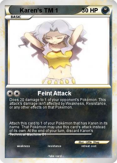 Pokemon Karen's TM 1