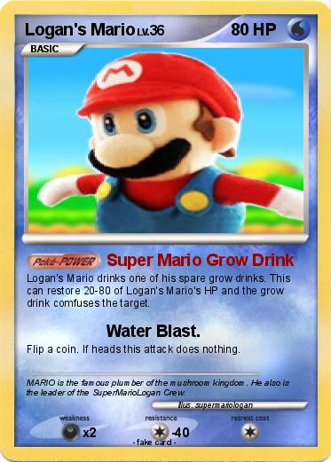Pokemon Logan's Mario