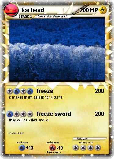 Pokemon ice head