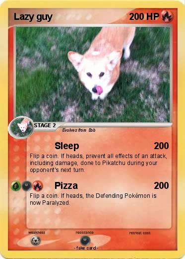 Pokemon Lazy guy