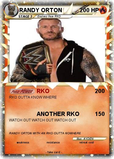 Pokemon RANDY ORTON