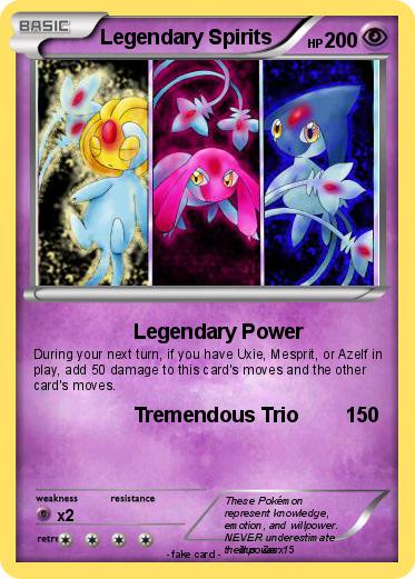 Pokemon Legendary Spirits