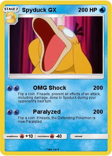 Pokemon Spyduck GX