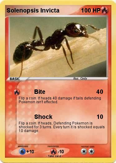 Pokemon Solenopsis Invicta