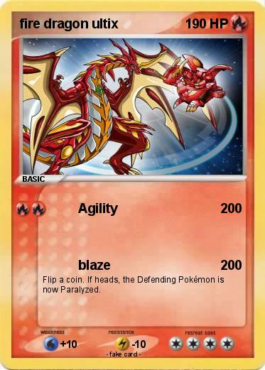 Pokemon fire dragon ultix