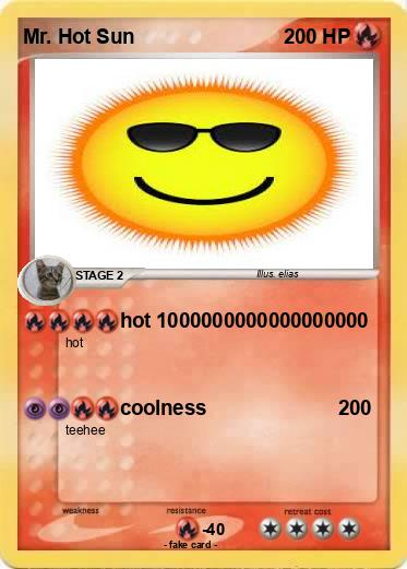Pokemon Mr. Hot Sun