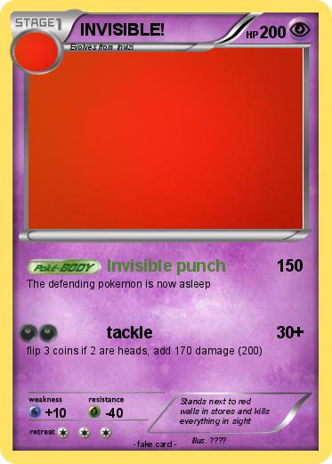 Pokemon INVISIBLE!