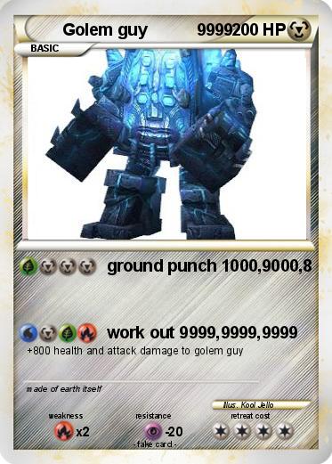 Pokemon Golem guy           9999