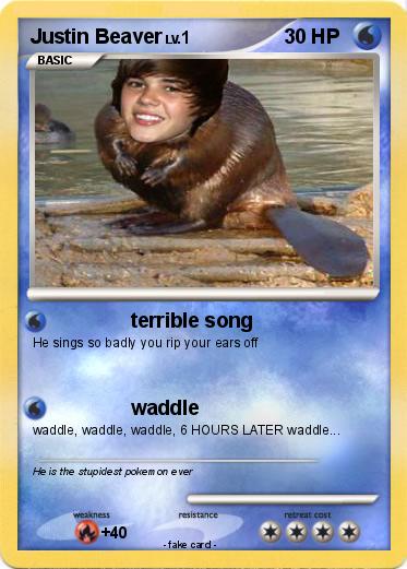Pokemon Justin Beaver