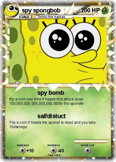 Pokemon spy spongbob