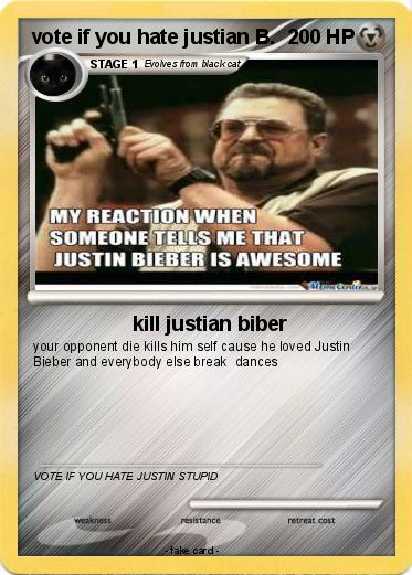 Pokemon vote if you hate justian B.