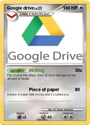 Pokemon Google drive