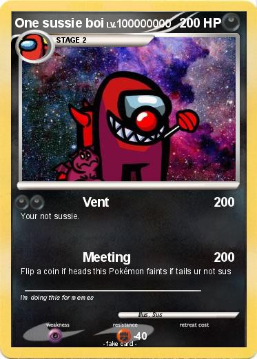 Pokemon One sussie boi