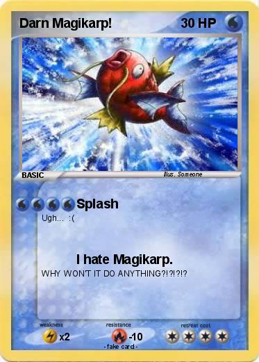 Pokemon Darn Magikarp!