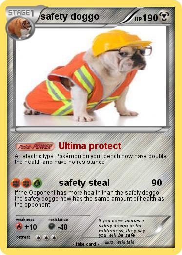 Pokemon safety doggo