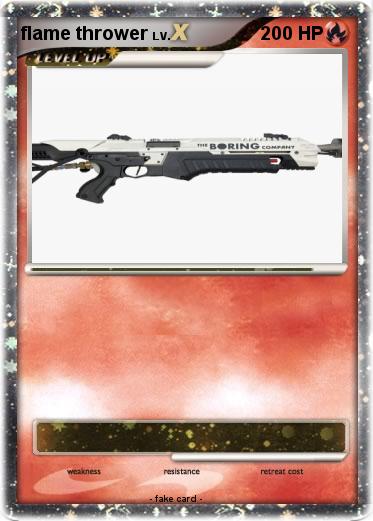 Pokemon flame thrower