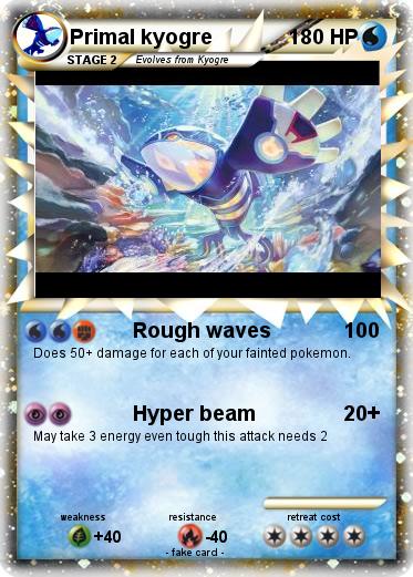 Pokemon Primal kyogre