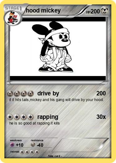 Pokemon hood mickey