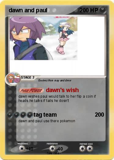 Pokemon dawn and paul