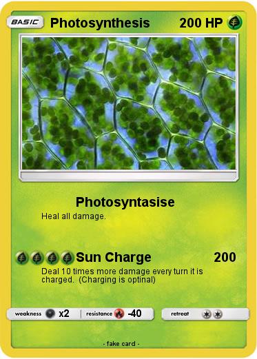 Pokemon Photosynthesis