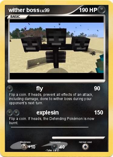 Pokemon wither boss