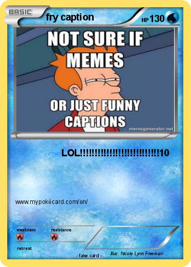 Pokemon fry caption