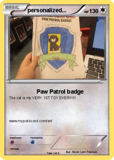 Pokemon personalized...