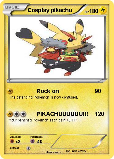 Pokemon Cosplay pikachu