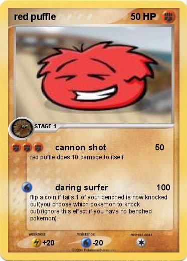 Pokemon red puffle