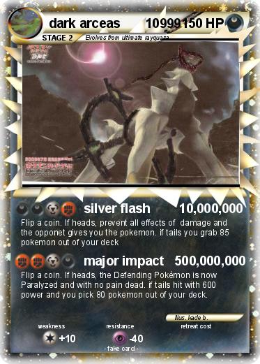 Pokemon dark arceas       10999