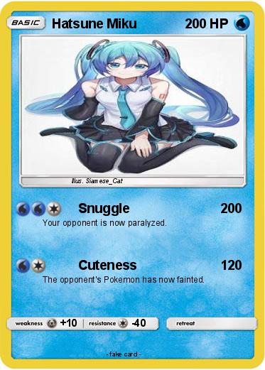 hatsune miku pokemon card Amazon.com: Ultra PRO 10th Anniversary - Patience Standard Gaming Playmat for Magic The Gathering, Games, Mousepad return it to your hand at the beginning of the next end step. [ Not available ], Hatsune
