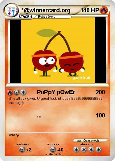 Pokemon *@winnercard.org