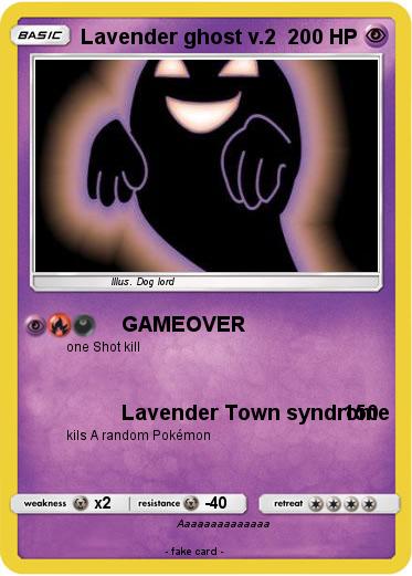 Pokemon Lavender ghost v.2