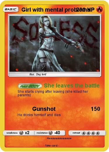 Pokemon Girl with mental problems