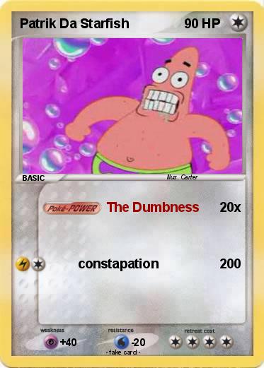 Pokemon Patrik Da Starfish