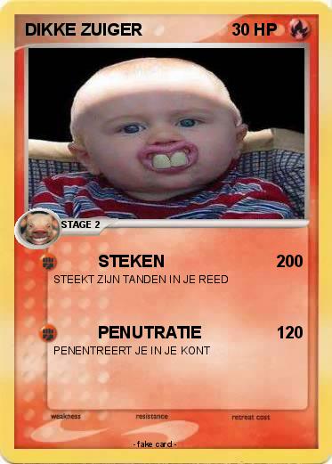 Pokemon DIKKE ZUIGER