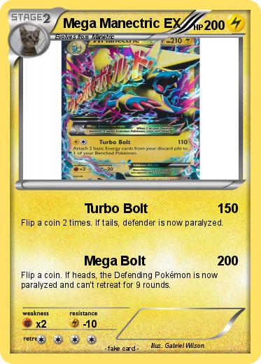 Pokemon Mega Manectric EX