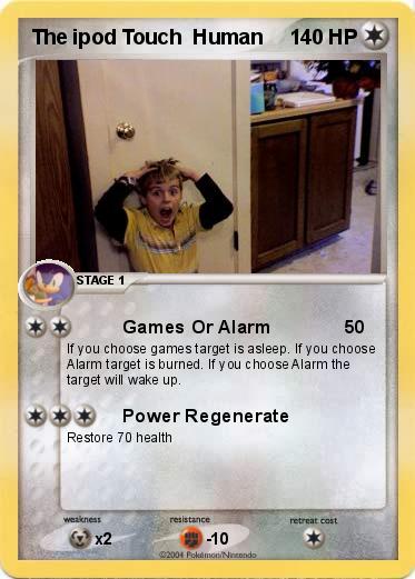 Pokemon The ipod Touch  Human