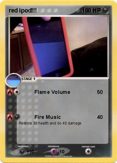 Pokemon red ipod!!!