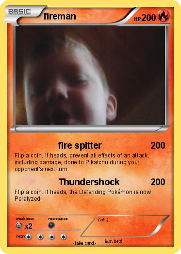 Pokemon fireman