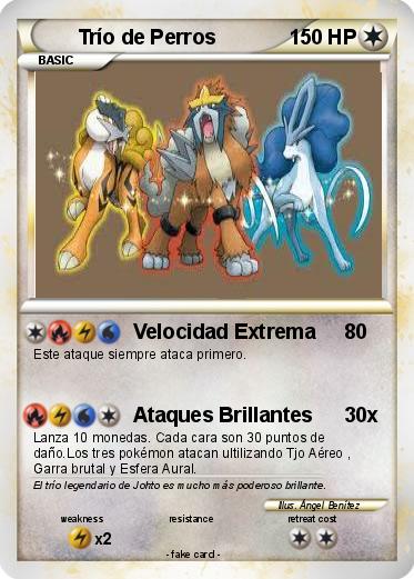 Pokemon Trío de Perros