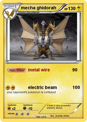 Pokemon mecha ghidorah